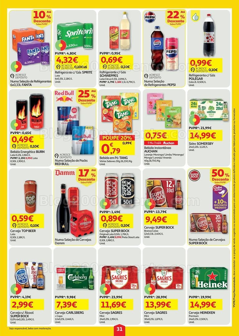 Antevisão Folheto AUCHAN Super Poupança Promoções de 30 julho a 5 agosto